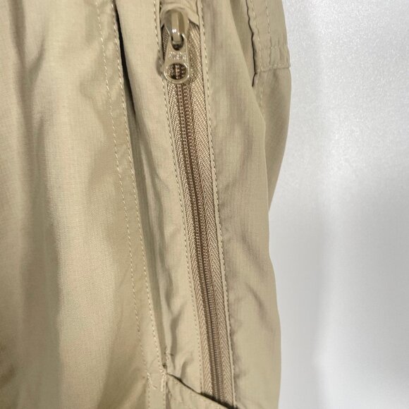 The North Face Convertible Pants Mens Large Horizon II Shorts Hike Beige AT9M - Picture 3 of 11